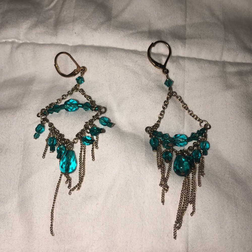 Turquoise dangle earrings